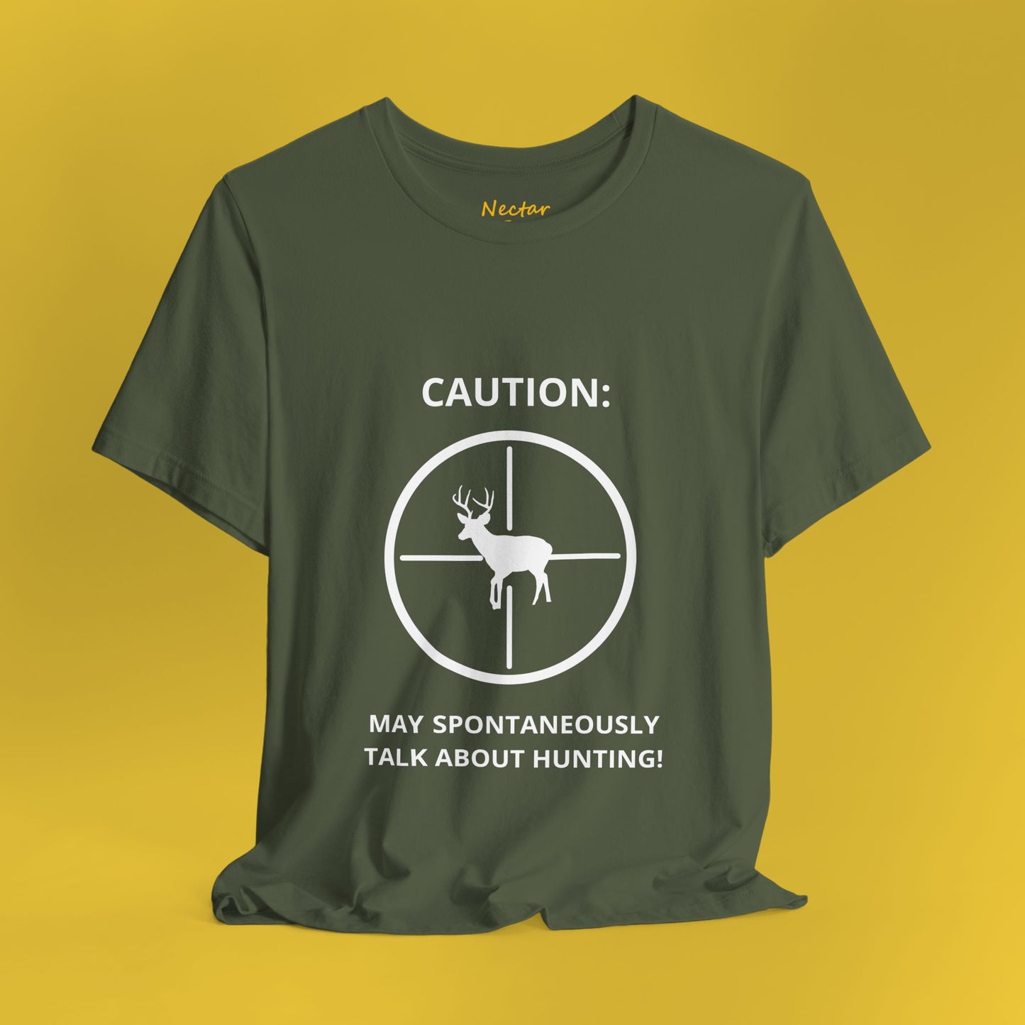 Caution: May spontaneously talk about hunting!