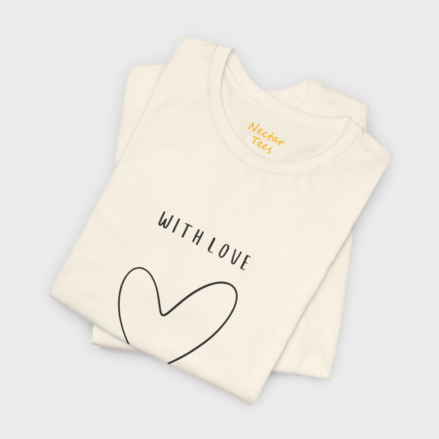 With love every heartbeat tells a story. T-Shirt