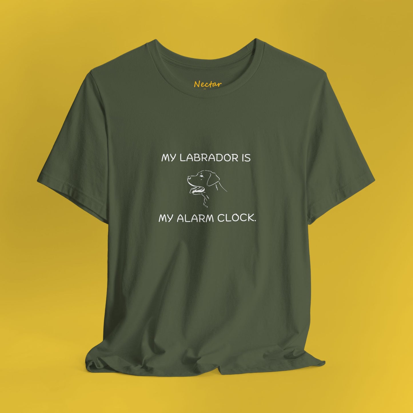 My labrador is my alarm clock. T-Shirt