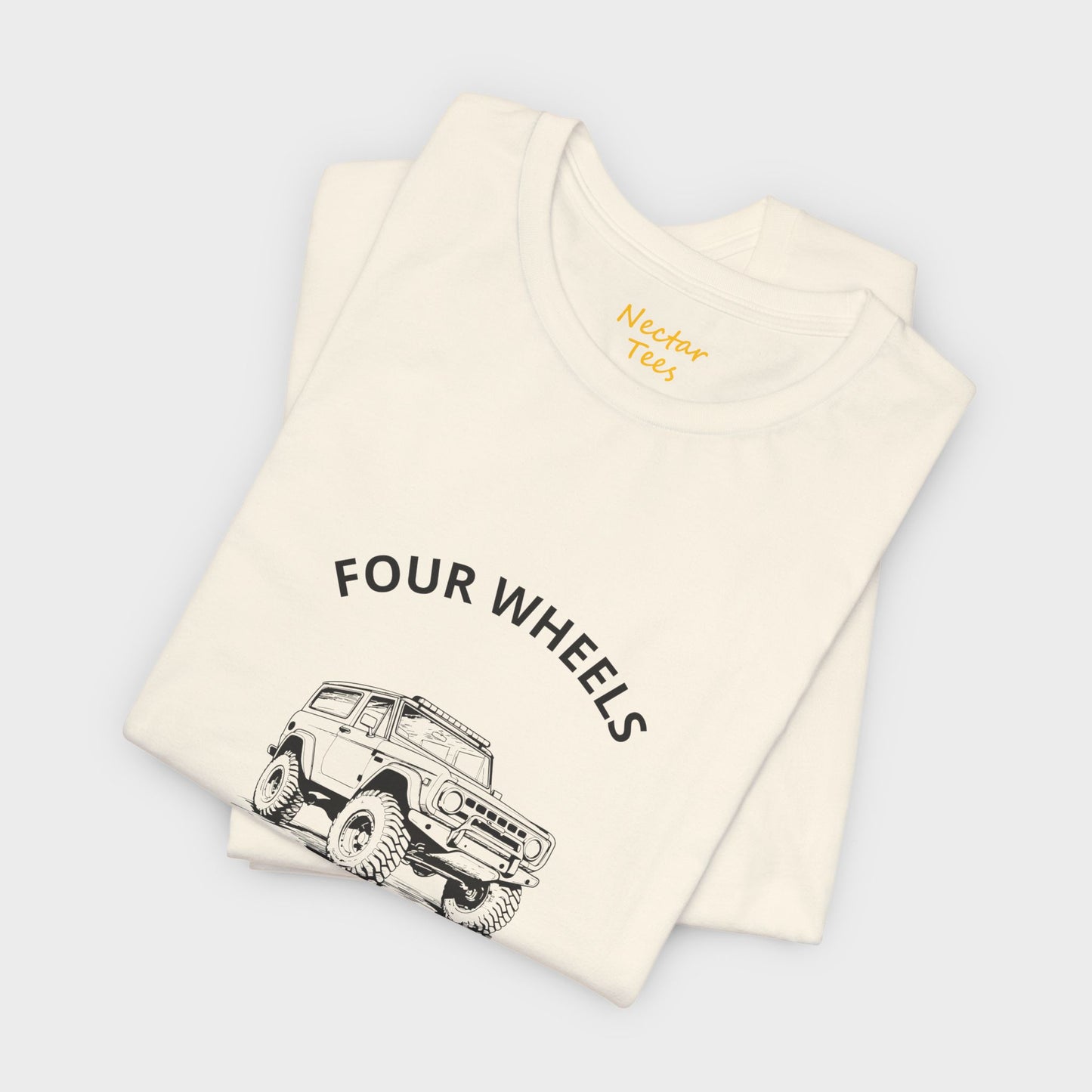 4WD Four wheels endless adventures. T-Shirt