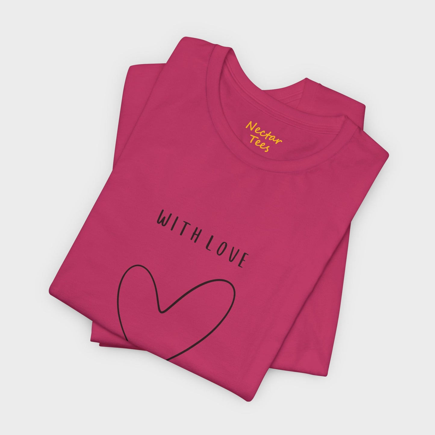 With love every heartbeat tells a story. T-Shirt