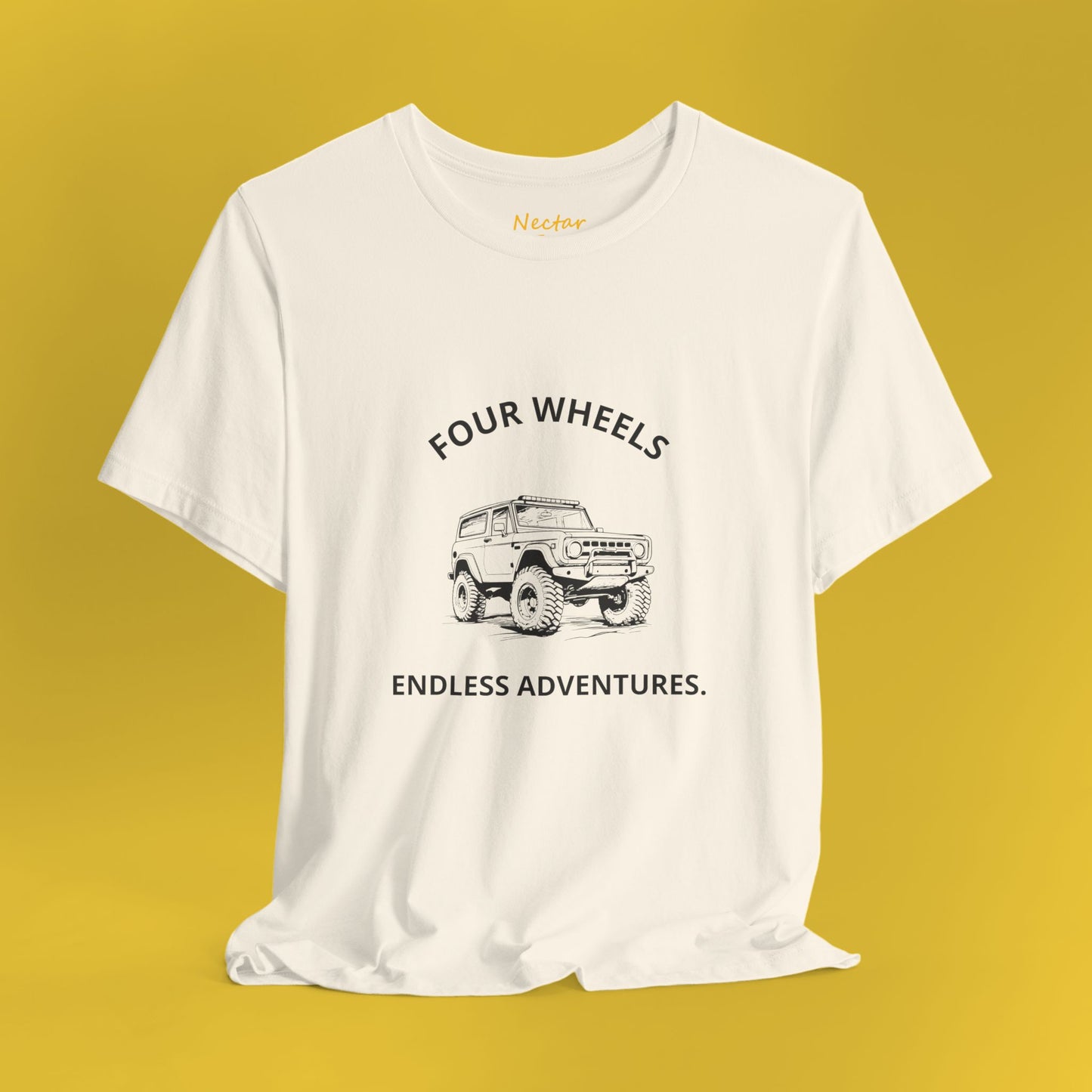 4WD Four wheels endless adventures. T-Shirt