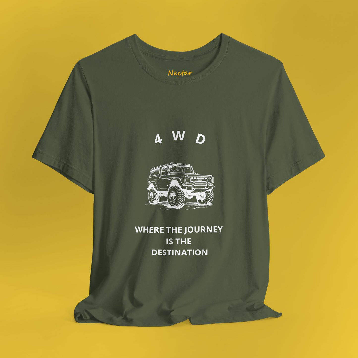 4WD Where the journey is the destination. T-Shirt