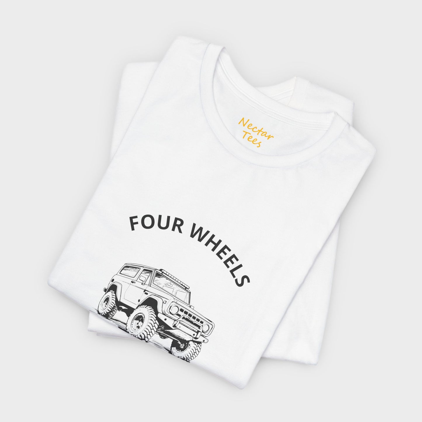 4WD Four wheels endless adventures. T-Shirt