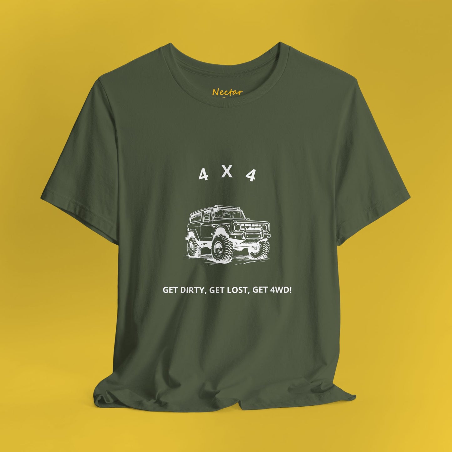 4WD Get dirty get lost get 4WD. T-Shirt