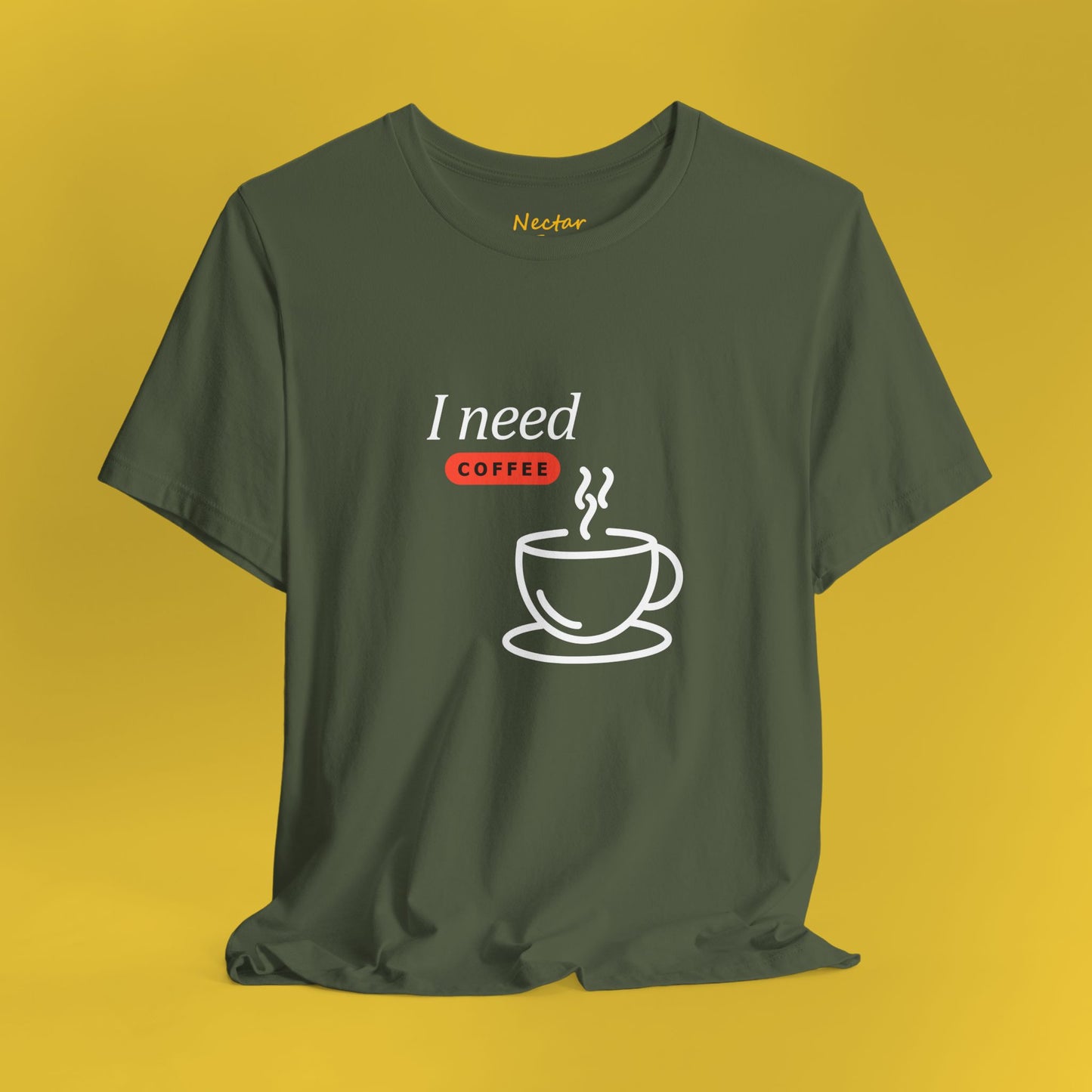 I need coffee (large). T-Shirt