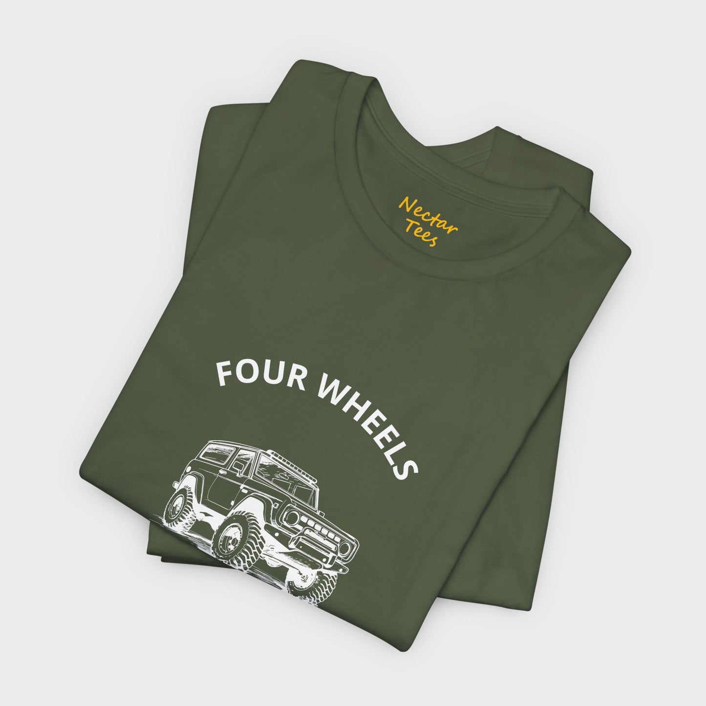 4WD Four wheels endless adventures. T-Shirt