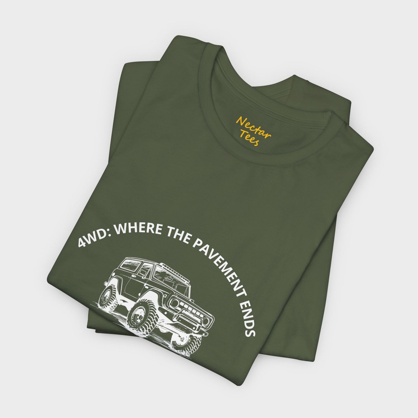 4WD Where the pavement ends the fun begins. T-Shirt