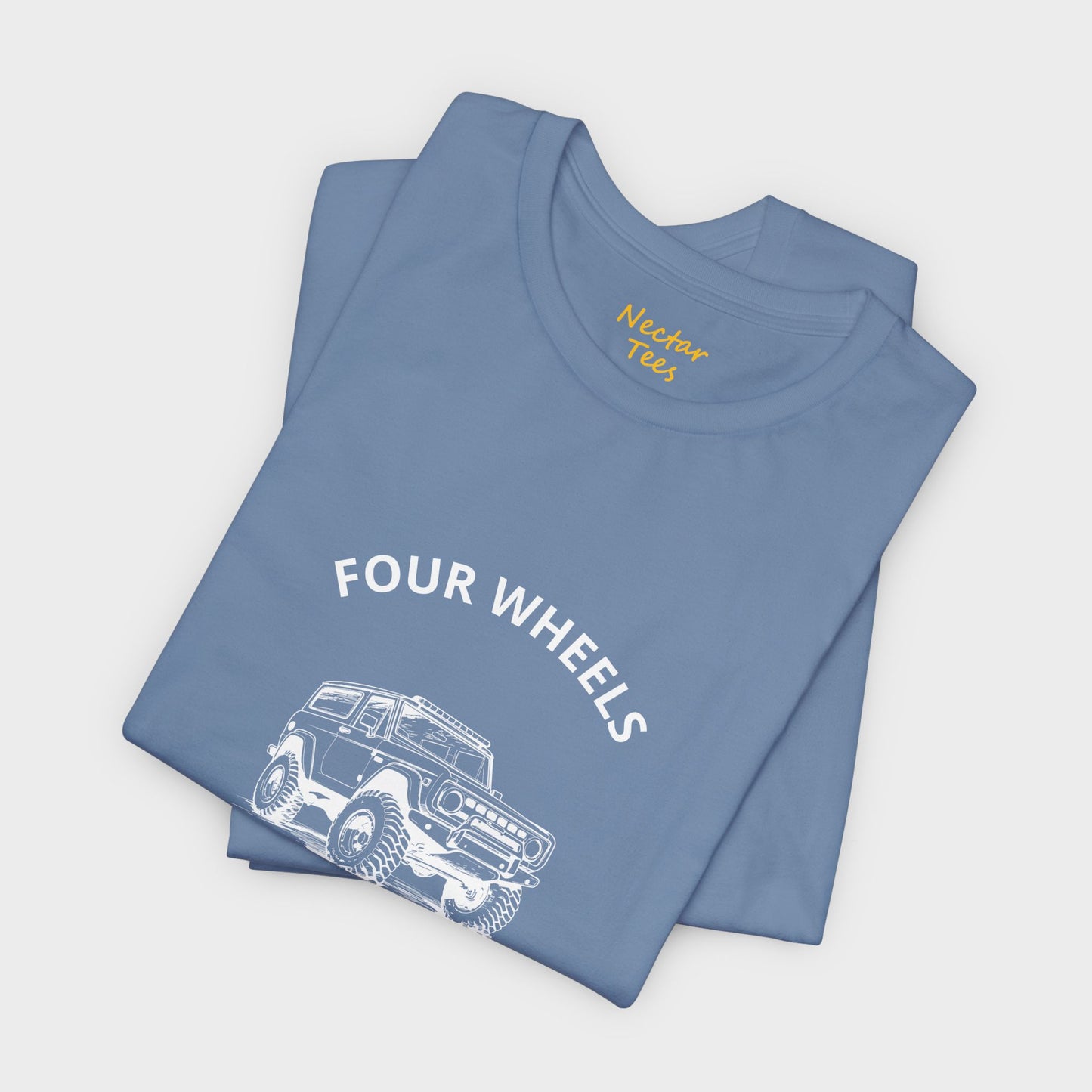 4WD Four wheels endless adventures. T-Shirt